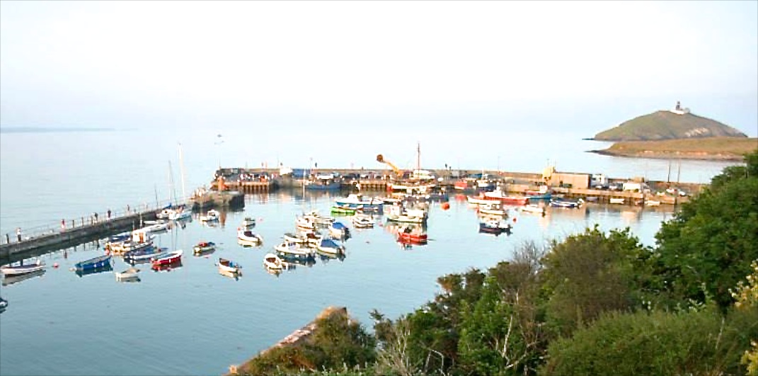Ballycotton harbour with fishing boats